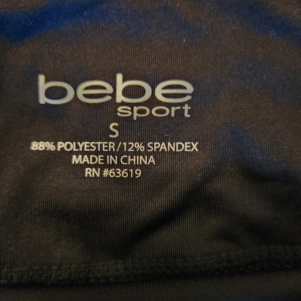 BeBe Sports Black & White Leggings Size Small - Picture 8 of 9